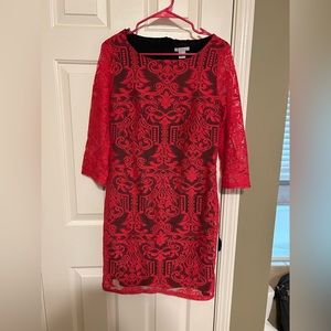 H & M pink lace dress